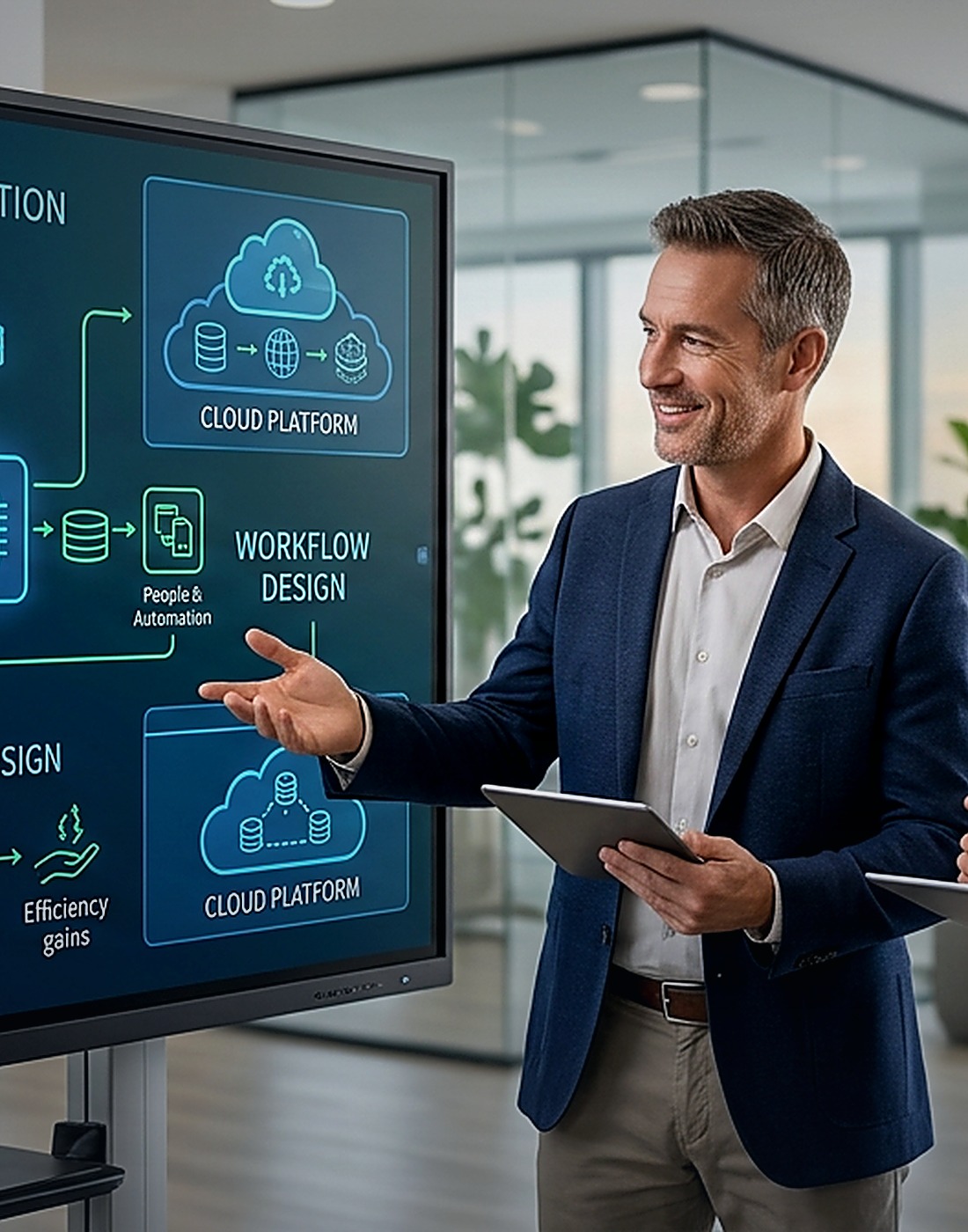Enterprise AI service planning session